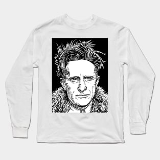 MARCEL DUCHAMP ink portrait Long Sleeve T-Shirt